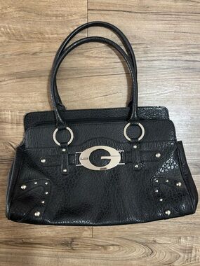 Vintage guess leather shoulder bag